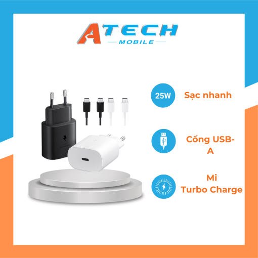 Bộ (Củ + Cáp) Sạc Nhanh Samsung