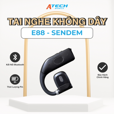 Tai nghe bluetooth 1 bên E88 SENDEM của Atech Mobile