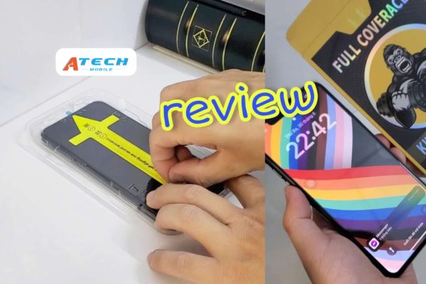 Cách dán kính cường lực điện thoại ATech Mobile